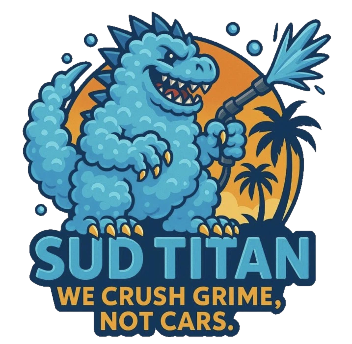 Sud Titan Detailing LLC mascot logo